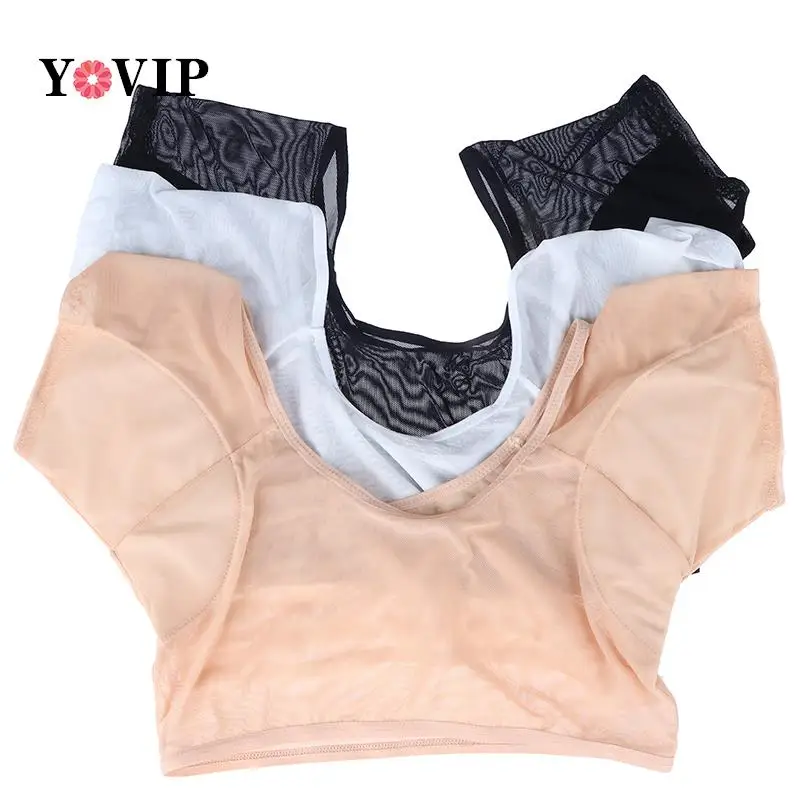 Reusable Washable Lace T-shirt Shape Sweat Pad Underarm Pad Armpit Sweat Pads for Women Perfume Absorbing Anti Sweat Deodorant