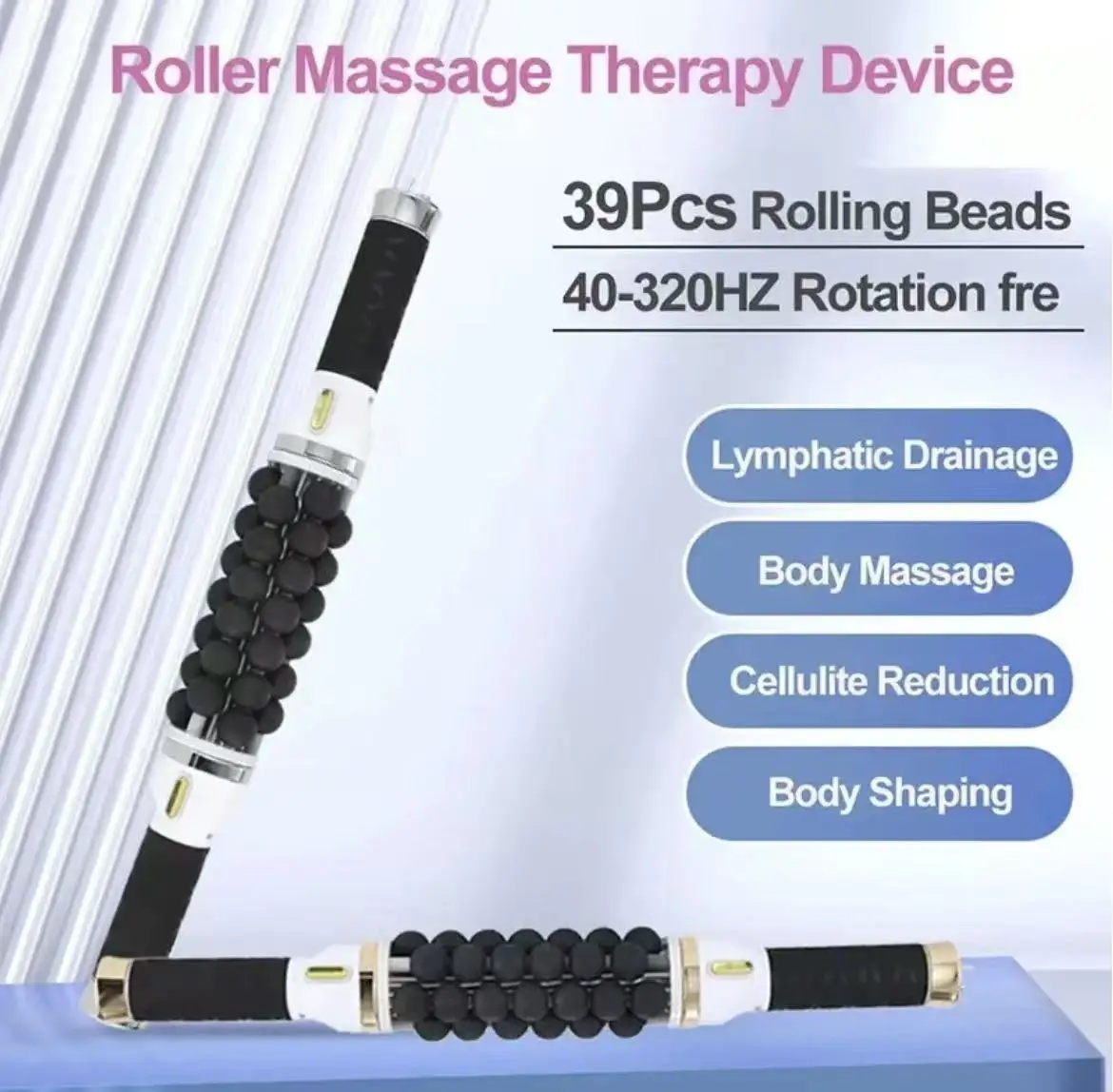 NEW 40W High Frequency Rolling Massage Electric Roller for Muscle Body Relaxing Micro-vibration  Rolling Machine