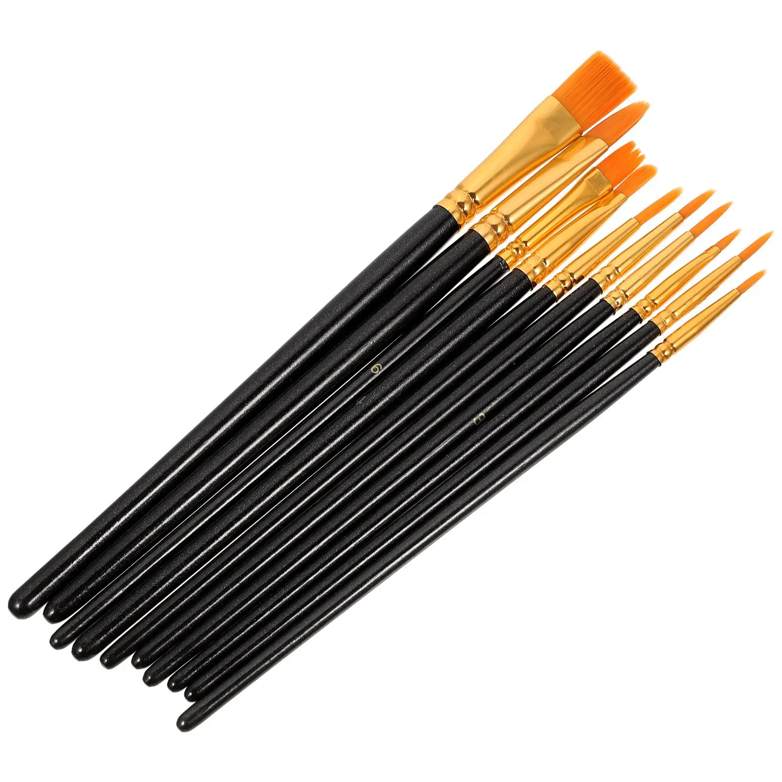 

Children Painting Brush Set Artist Nylon Brushes Watercolor Oil Paintbrushes Lightweight Control Safe Educational Supplies
