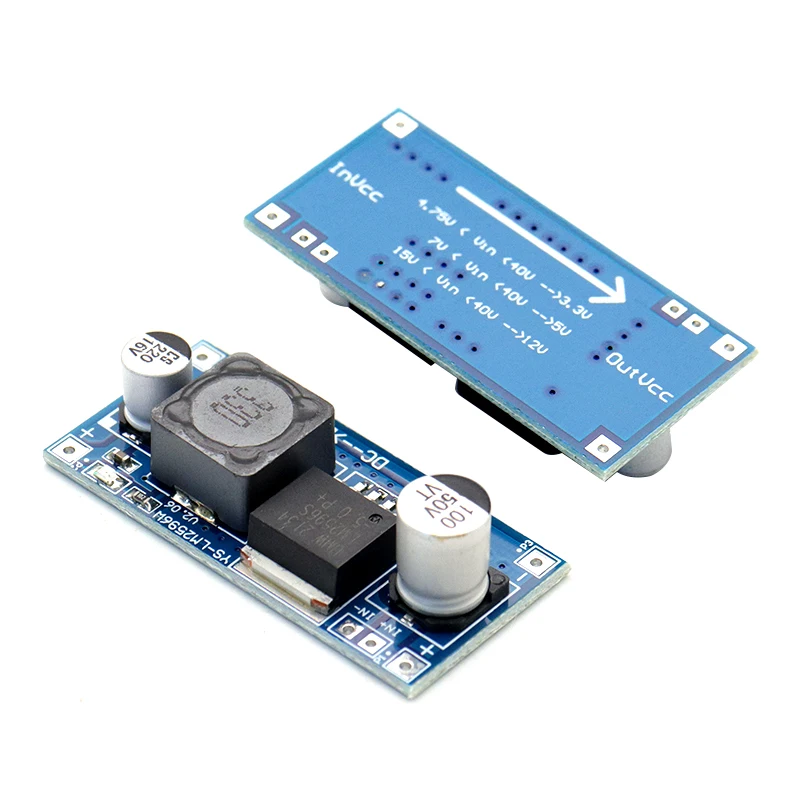 Voltage Regulator Module: 3.3V 5V 12V Buck Conversion 12V to 5, 3.3V High Power 3A LM2596