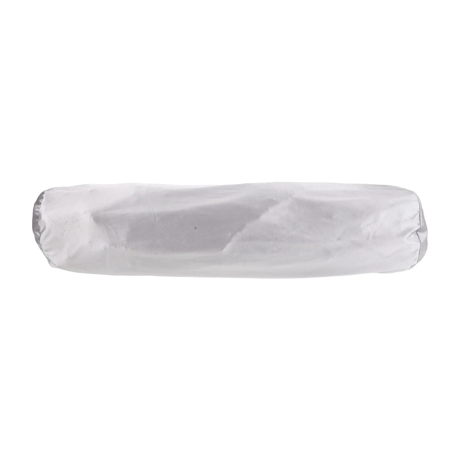 Cylindrical Cooling Neck Roll Pillowcase Silver 23.2x6 Soft Breathable Travel Lumbar Pillow Cover Ice Cooling Neck Pillow