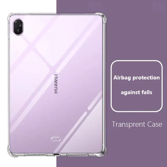 

Transprent Case For Huawei MatePad 12 X 2025 2026 2024 Air 12 Pro 13.2 12.2 Air 11.5 S SE 11 Four Corners Full Protective Cover
