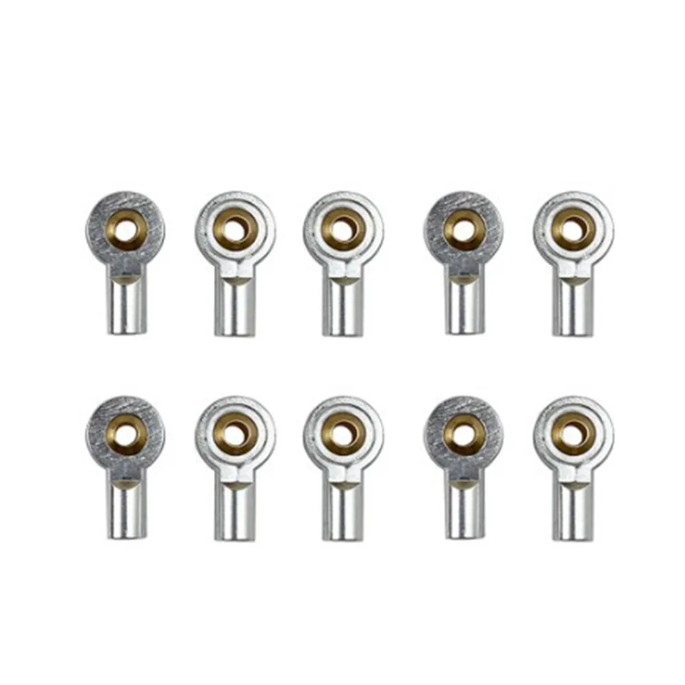 10 Pcs M2 Metalen Bal Hoofd Gesp Linkage Trekstang Spoorstangeind Bal Hoofd Connector Voor Afstandsbediening Boten model Speelgoed Diy Onderdelen