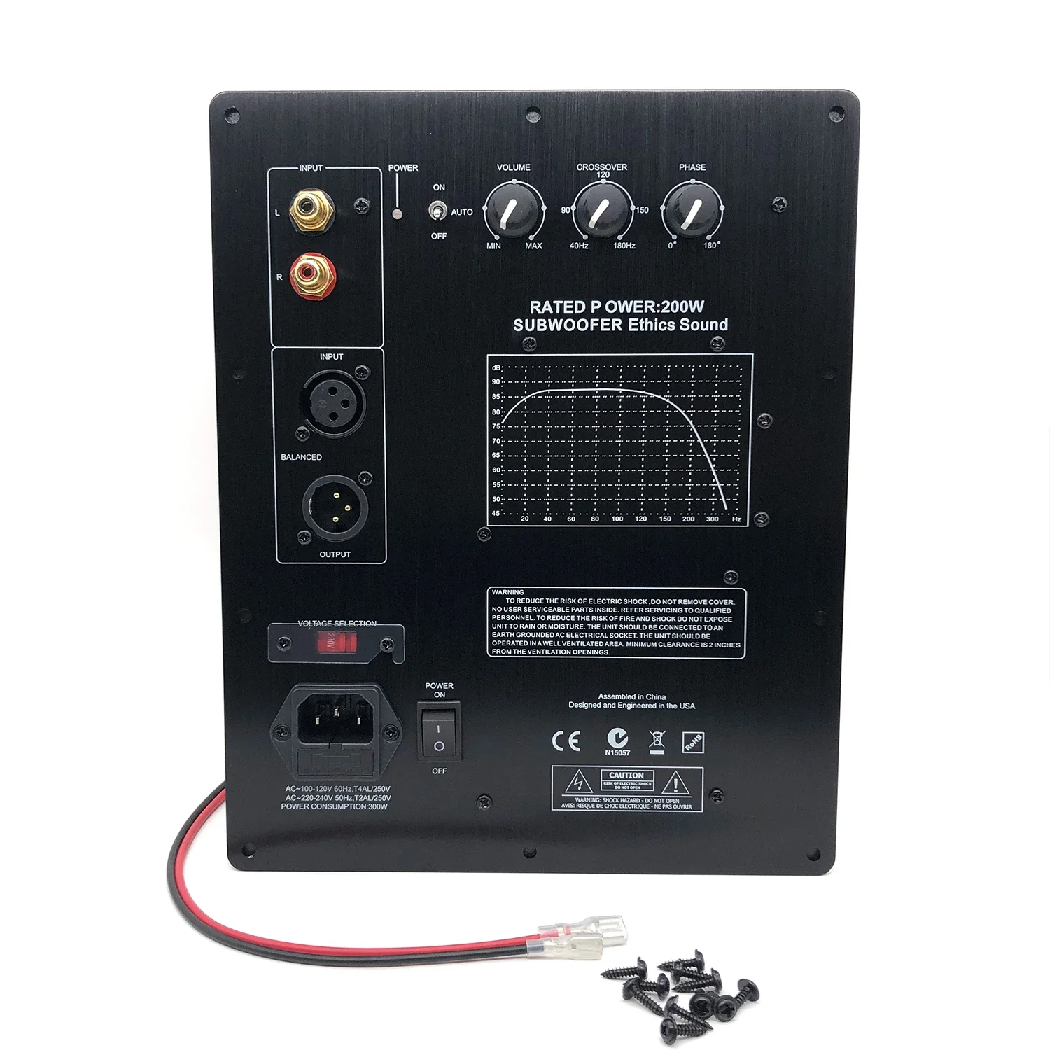 2025NEW HIFI Heavy Duty Digital Active Subwoofer Amplifier Board Mono 200W Pure Bass Amplifier Board Home Theatre Audio 110/220V