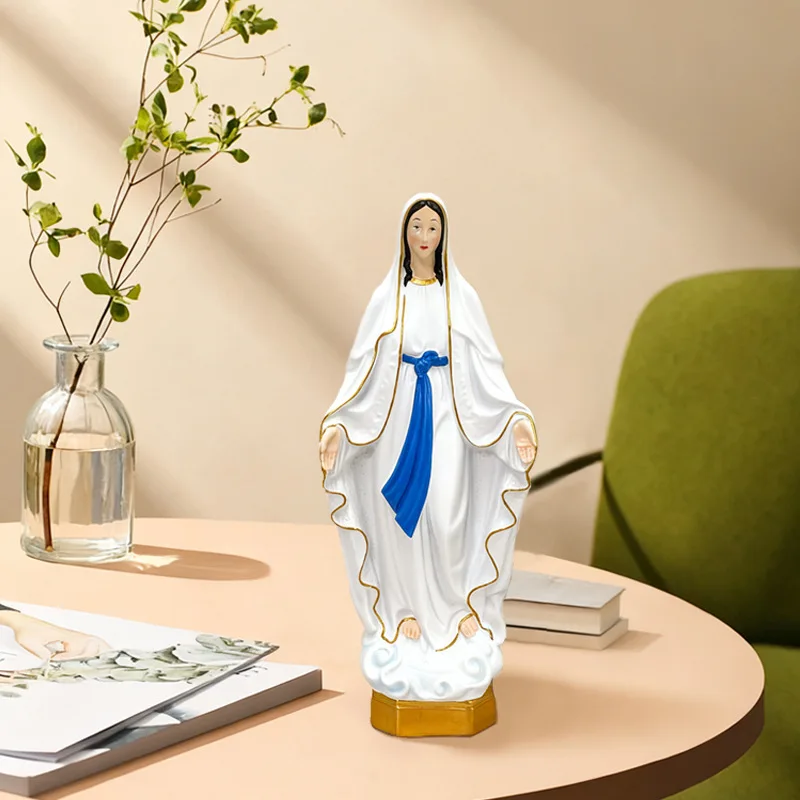 Hand Painted European Mexican Figure Statue Resin Craft Home Living Room Entrance Decor Gift