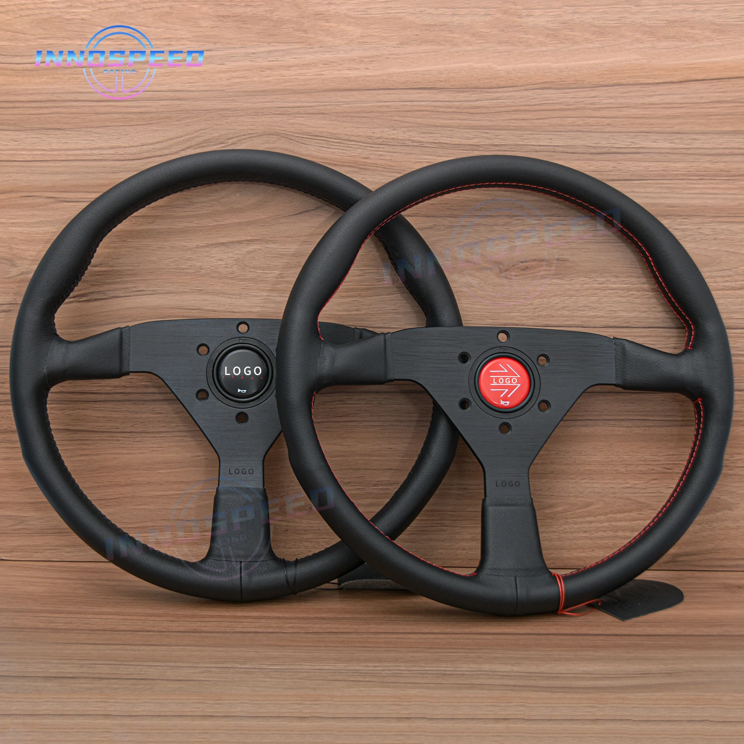 14Inch JDM Racing Montecarlo Sport Steering Wheel JDM Rally Drift Leather Steering Wheel Volantes For BMW Toyota Honda