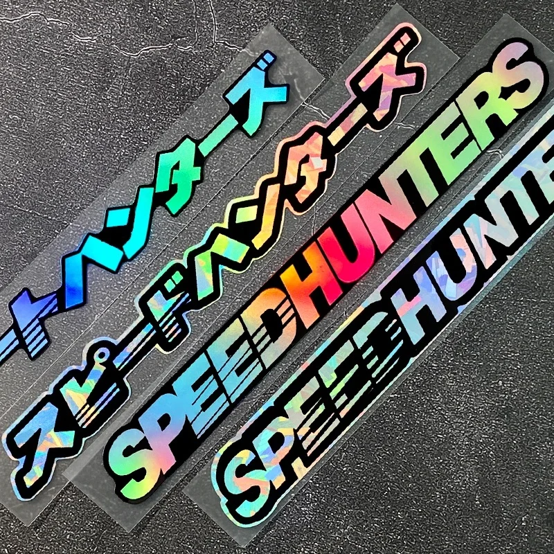 

1PC Speedhunter JDM Motorcycle Waterproof Sticker for Motorcycle Helmet Fuel Tank Windshield Bike Scooter Universal Vinyl Decals