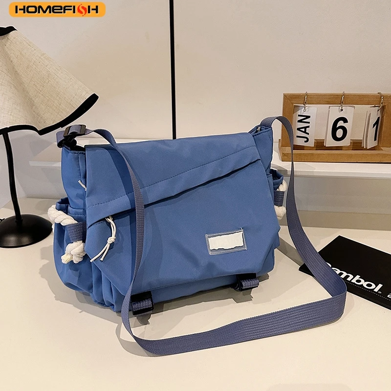 HOMEFISH Men Women Universal Retro Crossbody Bag, Fashion Casual Commute Messenger Shoulder Bag