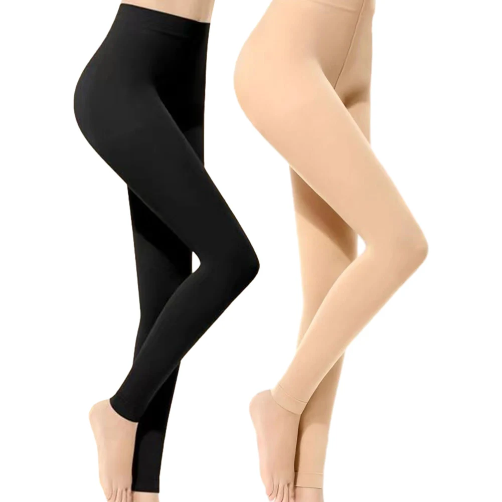 

Women Elastic Compression Pantyhose Tight Flesh-Colored Bare Legs Leggings Butt Lifting Leg Shaping Leggings Beautiful Leg Socks