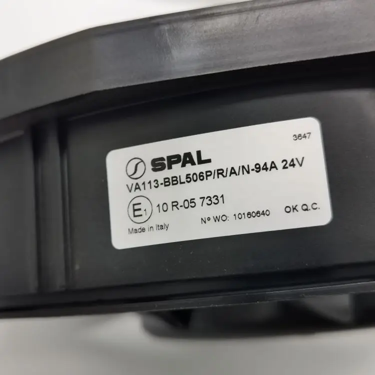 TLF SPAL Bürstenloser Lüfter Lüfter VA113-BBL506P/R/A/N-94A 24V.