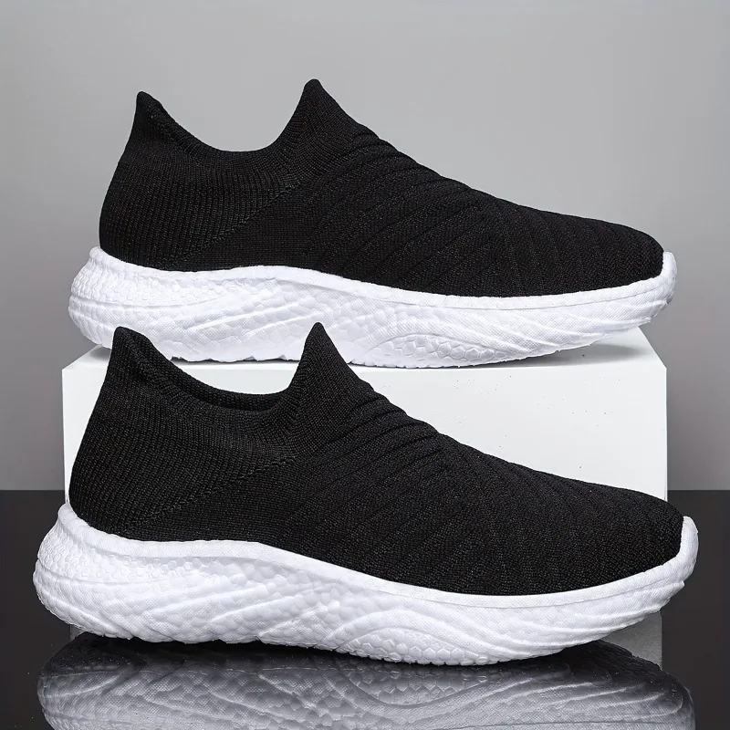 

Men's Casual Sneakers Breathable Mesh Socks Shoes Fashion Sport Running Shoes Ankle Boots Slip-on Tennis Loafers For Women 35-45