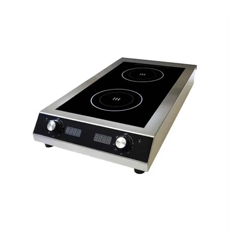 Knob Control 3.5KW +3.5KW  Electric Induction Cooker Adjustable Induction Cooker 240V Professional Induction Cooker