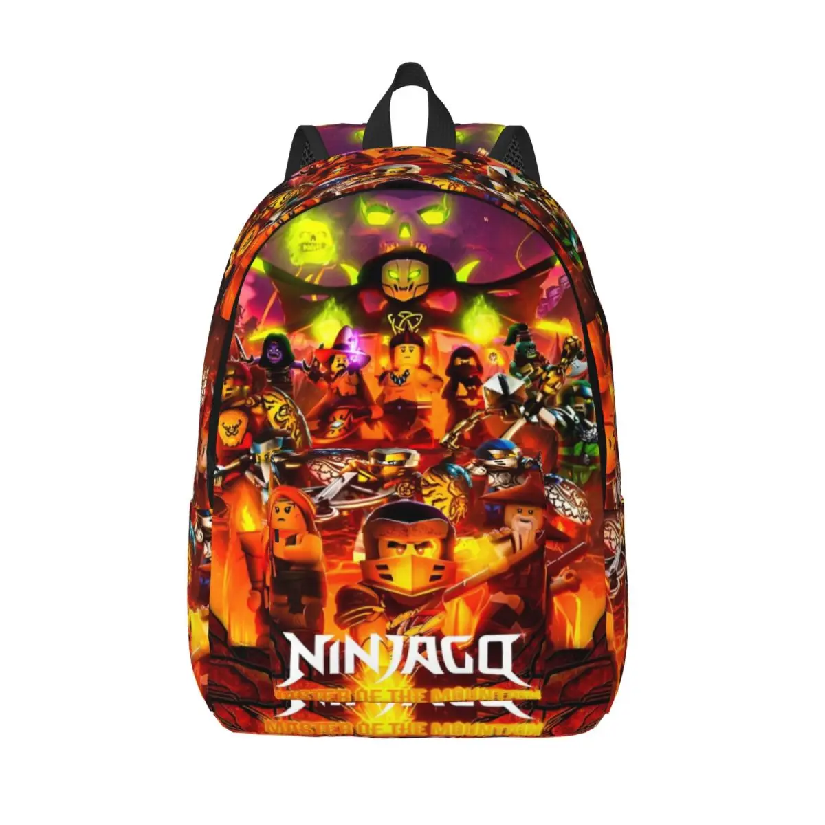 N-Ninjagos gioco Anime zaino classico leggero lavoro di scuola superiore ritorno a scuola regalo Daypack uomo donna Laptop borse di tela