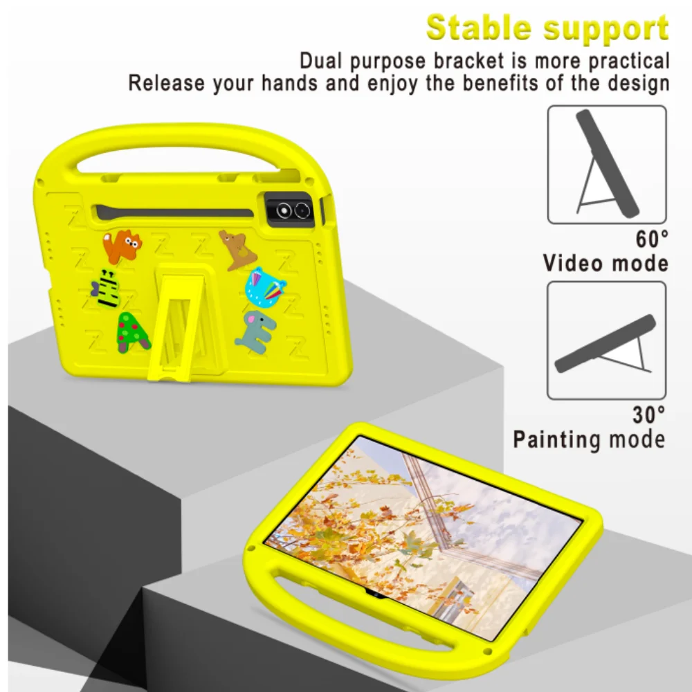 EVA-Hülle für Lenovo Idea Tab Pro TB373FU2025, TB375FC TB-370FU Xiaoxin Pad plus 12,7 Zoll YOGA Pad Pro Kinderbuchstaben Tablet-Abdeckung