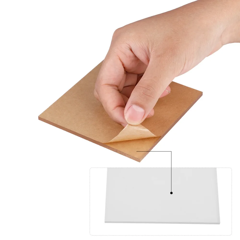 2pcs Clear Rubber Stamp Coloring Board Acrylic Locating Clear Acrylic Pad Stamp Positioner Kit Decorative Mounting Blocks