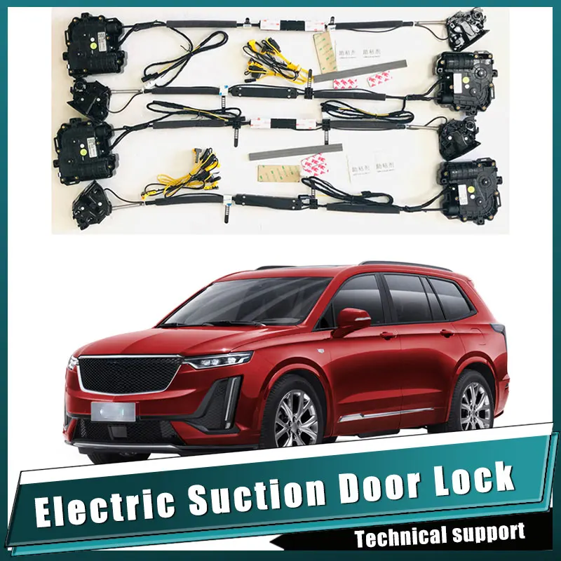 

For Cadillac XT6 2014~2023 Car Soft Close Door Latch Pass Lock Actuator Auto Electric Absorption Suction Silence Closer