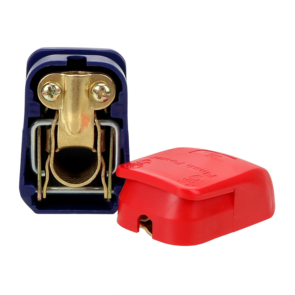 Auto Replacement Parts Connector Clamps A Pair Car Battery Terminals Positive & Negative Electrode Quick Release Lift Off
