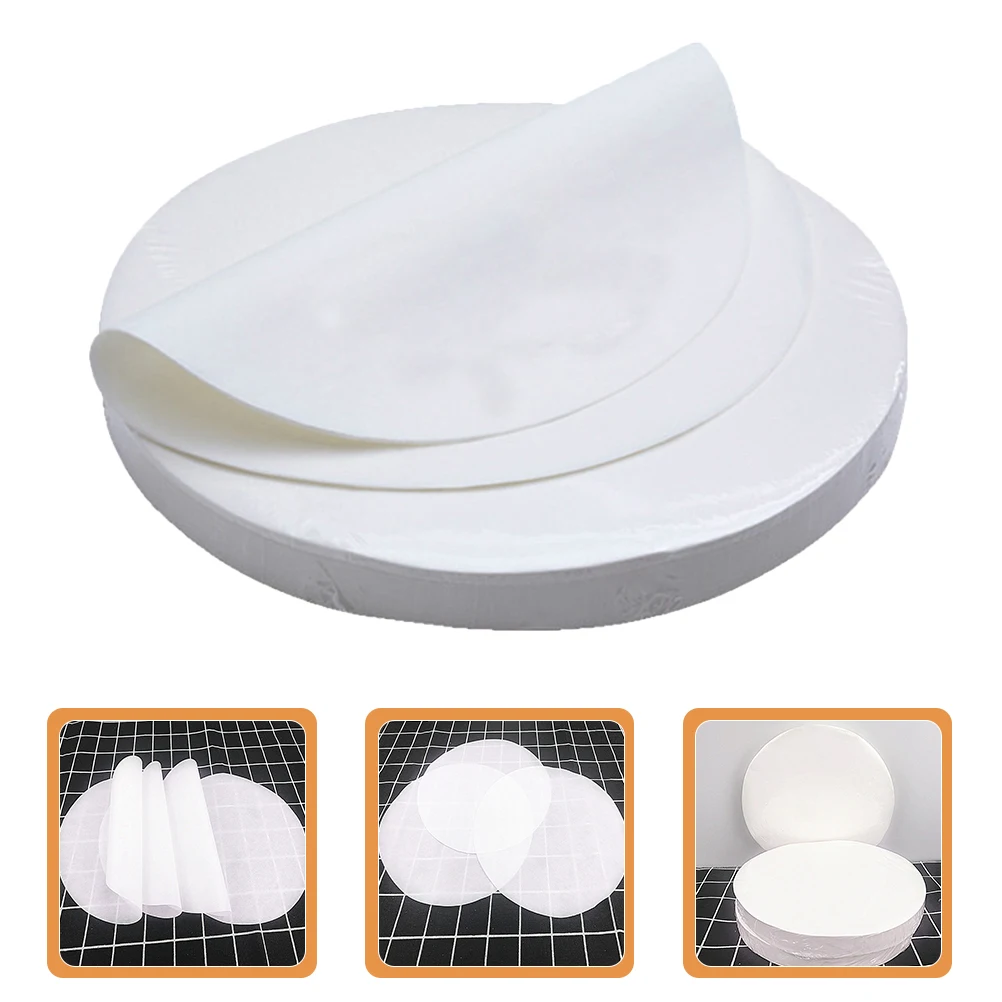 

500pcs Greaseproof Parchment Paper Rounds Non Stick Baking Oven Liners Home Bakery Food Store High Temperature Resistance Easy