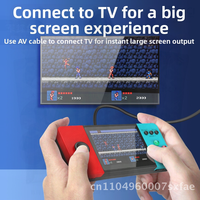 K9 Handheld Game Machine 500-in-1 Retro Mini 8-Bit Double Player Remote Sensing Game Console USB Wireless Connection
