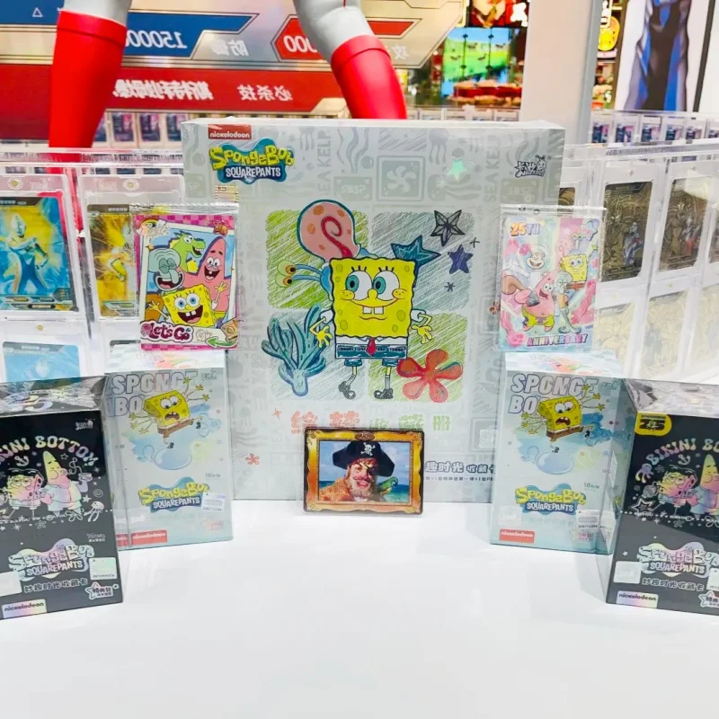 KAYOU سبونجبوب سكوير بطاقة Squidward مخالب Krabs باتريك ستار مضحك تنوعا التعبير بطاقة الأطفال هدايا عيد الميلاد