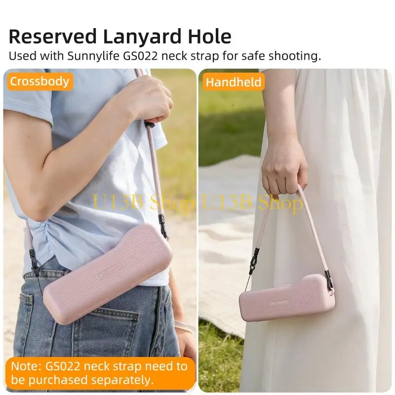 U13B Protective Carrying Case For Pocket 4P Camera Shell Storage Box With Internal Card Slot And Filter Slot Design