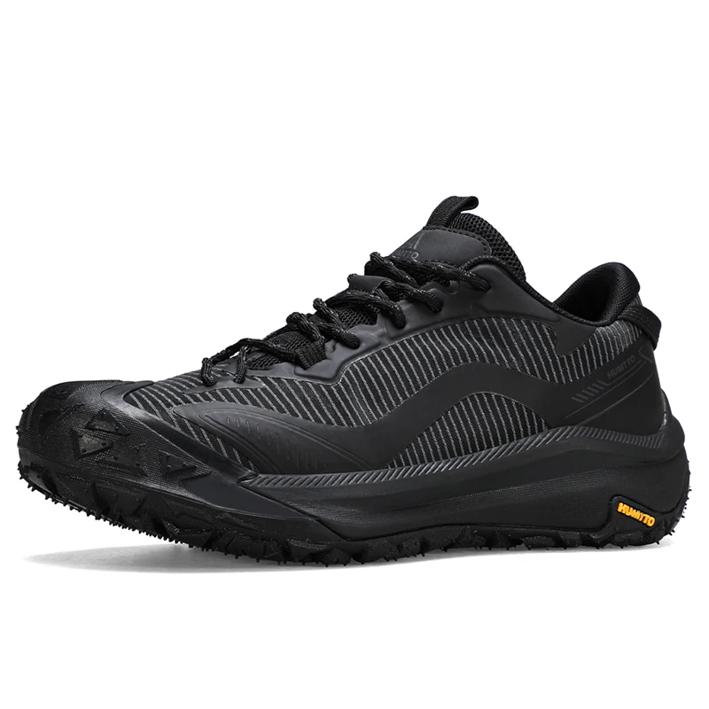 HUMTTO Atmungsaktive Trekkingschuhe Outdoor Herren Sportschuhe Rutschfeste Wanderstiefel für Herren Leder Sicherheits-Walking-Turnschuhe Mann 4
