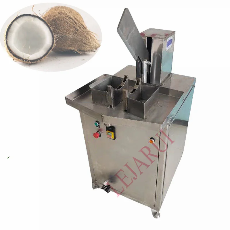 Electric 220V Coconut Grater Cutter Machine Coconut Shell Opener Machine Multiple Shapes Coconut Lid Opener Machine