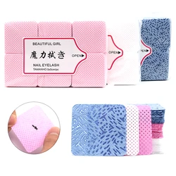 Lint Free Nail Polish magic remover Cotton Wipes UV gel polish remover Cleaner Paper Pad Nail Art Cleaning Manicure Tools Tips