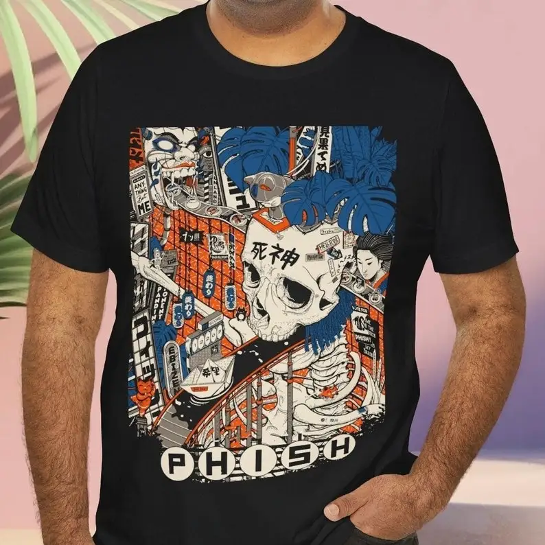 Aesthetic Phish Band Rock Music Graphic Unisex Short Sleeve T-Shirt