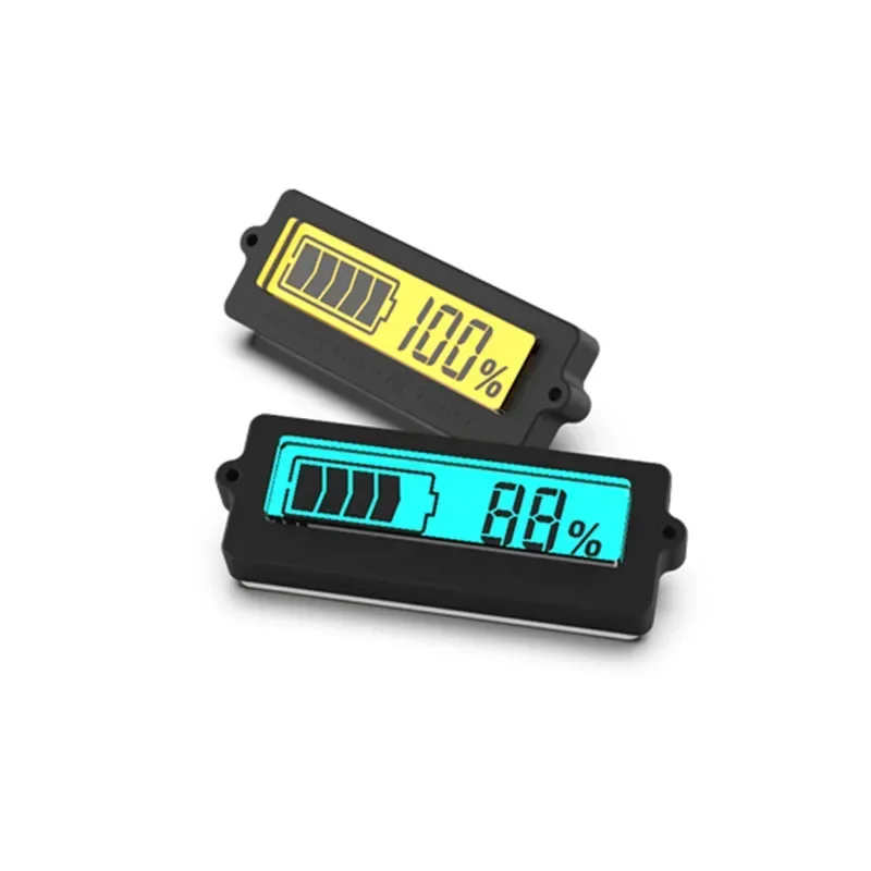 Imagem -02 - Chumbo-ácido Bateria Charge Indicator Recessed Bateria Capacidade Indicador Voltímetro Luz Verde 12v 24v 36v 48v Ly6n