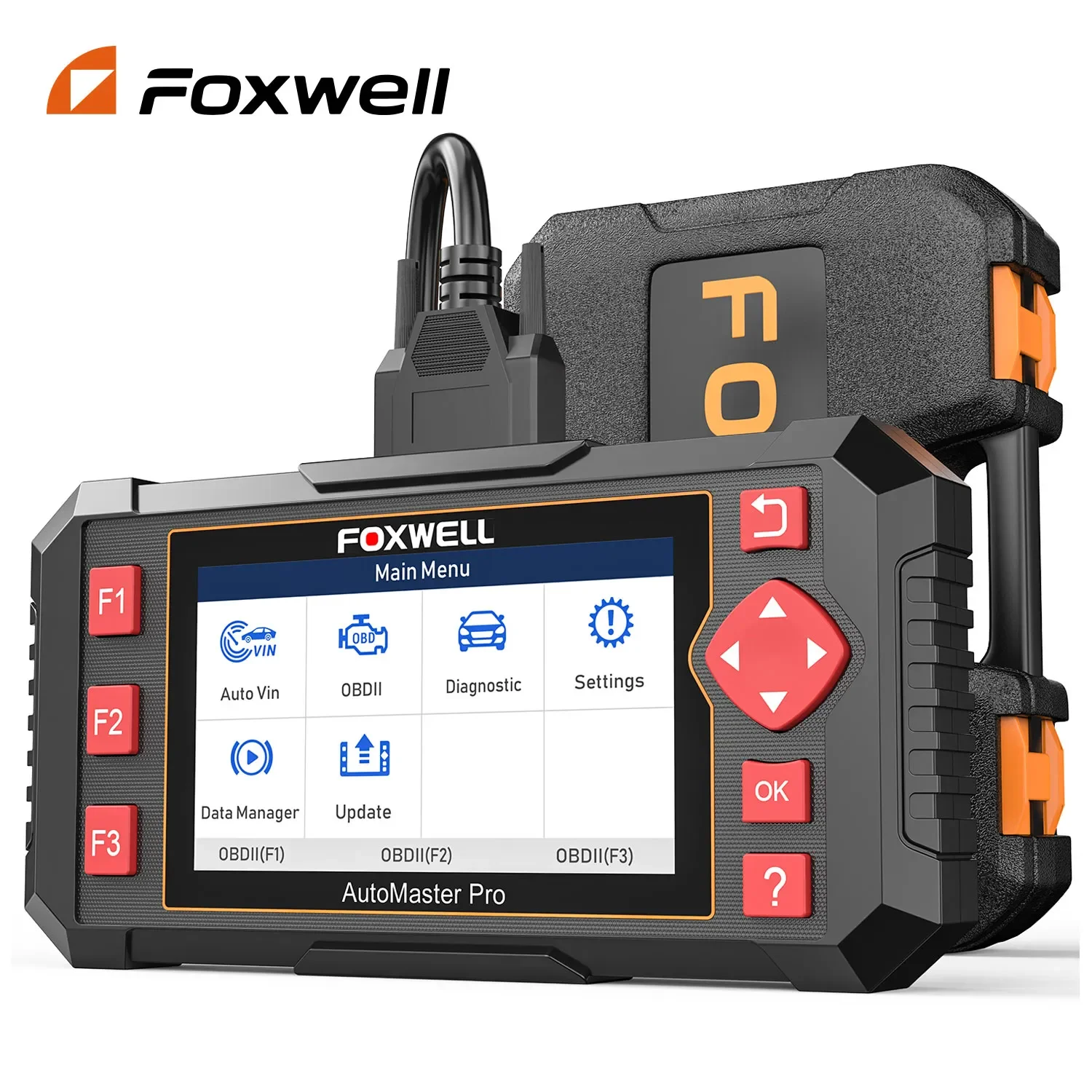 FOXWELL NT604 Elite Auto Diagnostic Tool Scan Car OBD2 Scanner ABS SRS Engine Transmission Code Reader OBD2 Automotive Scanner