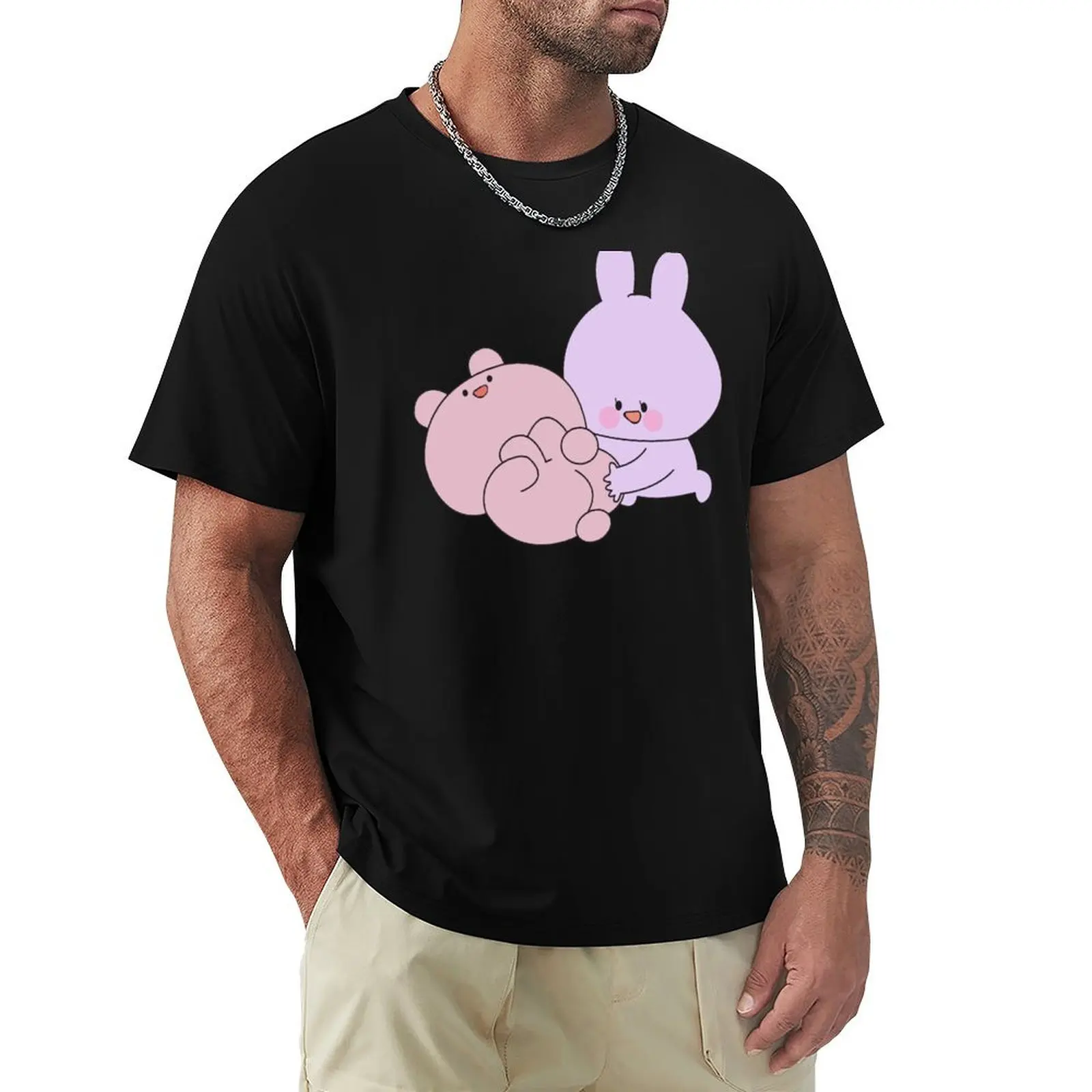Pink And Blue Playing Mode T-Shirt Quick Dry Light Sports T-Shirt