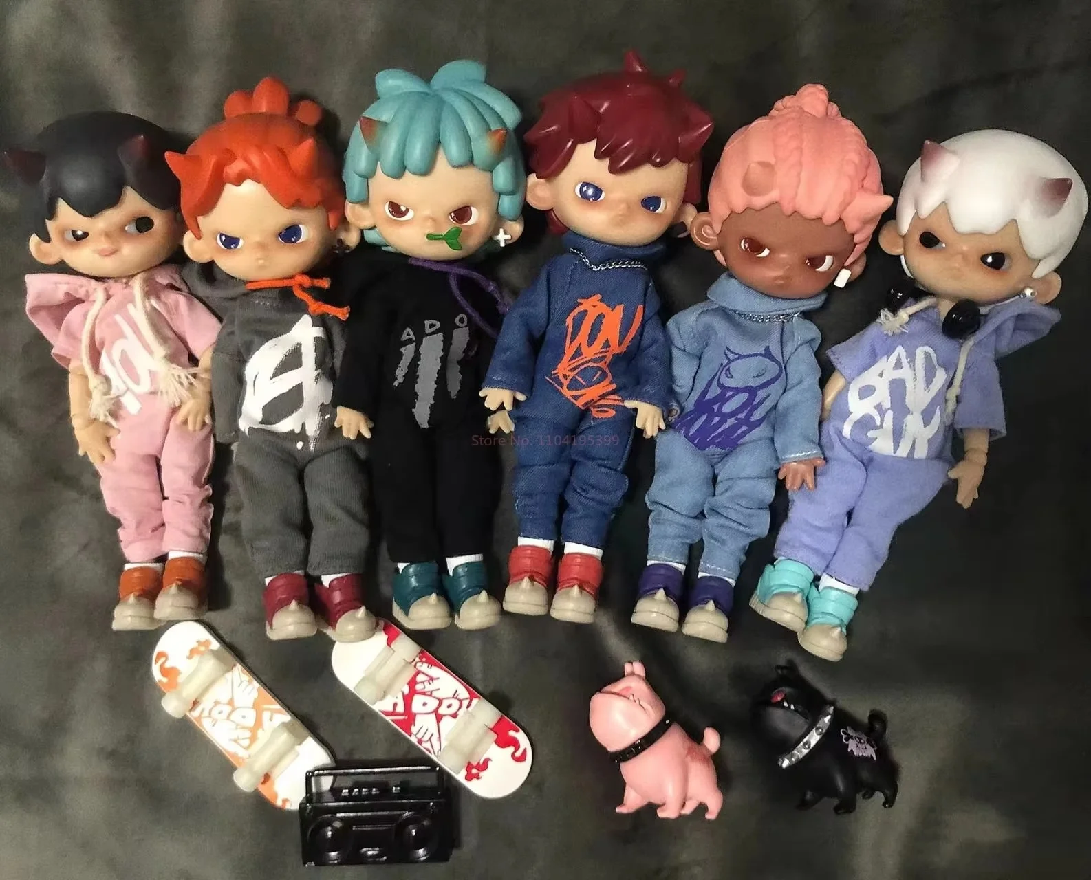 Spot Penny Box Adou Street Series Blind Box Model Doll Toy Bjd