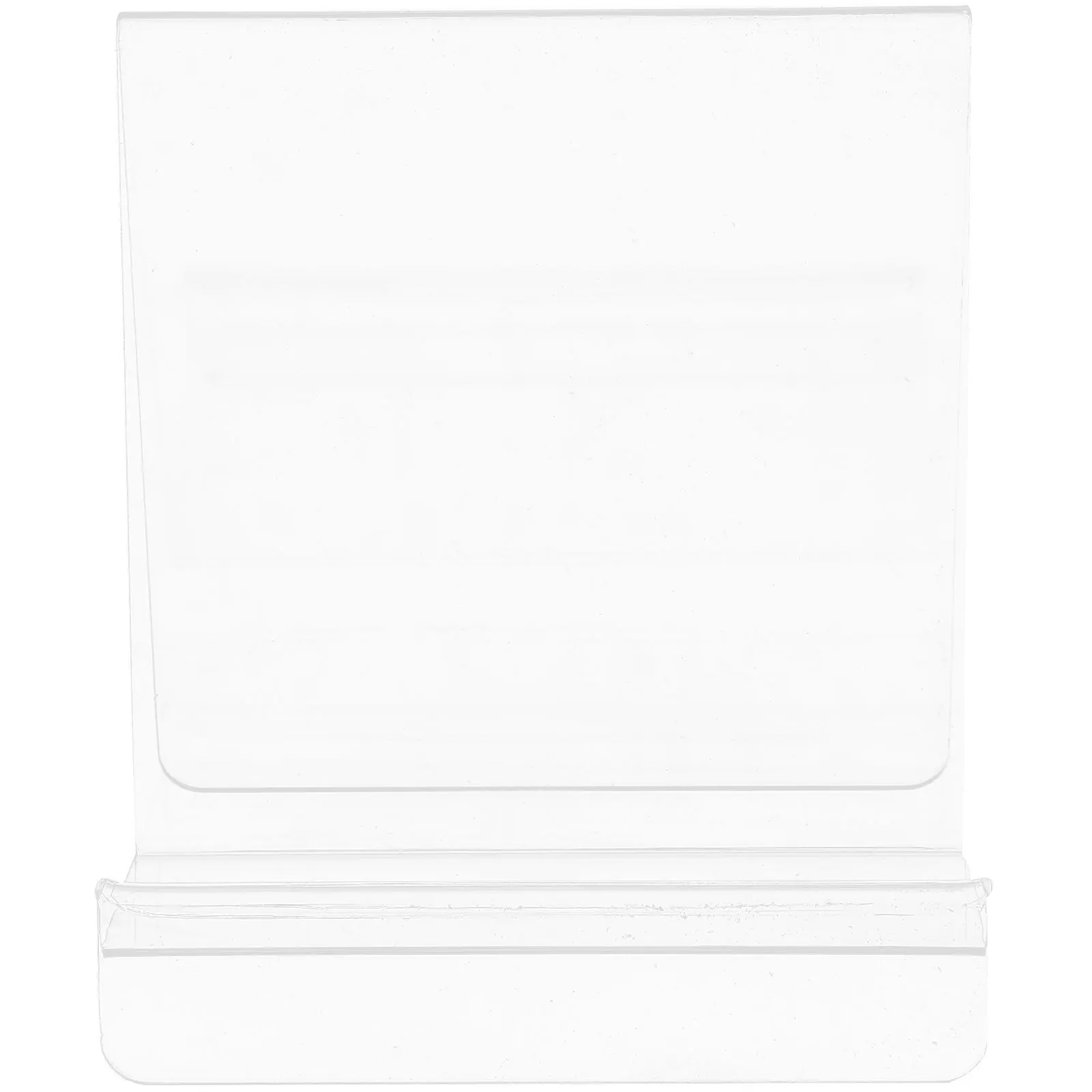 Clear Acrylic Book Display Stand for Records Books Cds Storage Rack Desktop Organizer Home Office Library Decor Easel