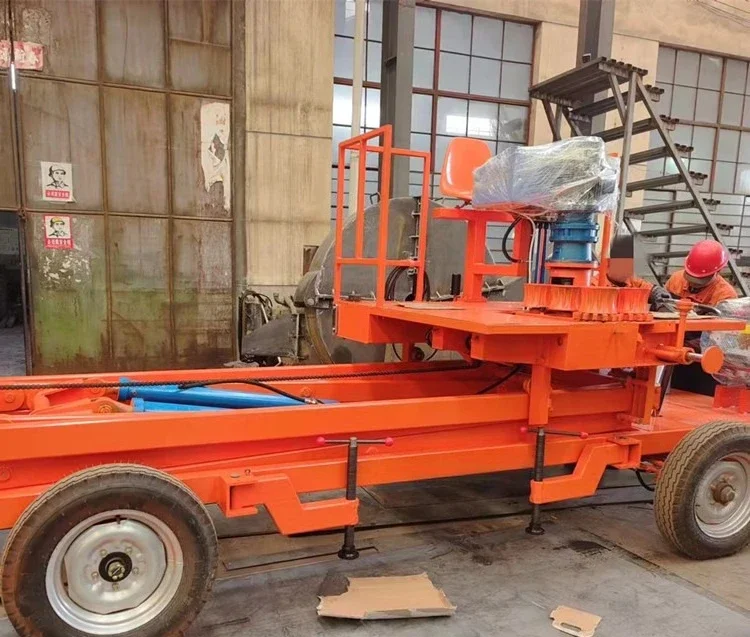 100 type rubber tube extraction car A rubber tube piercing and pulling machine that pulls two rubber tubes at a time