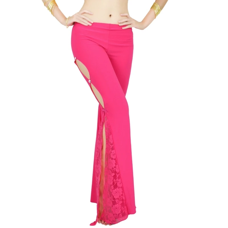 R1WE عالية تمتد الرقص ممارسة قيعان التجفيف السريع النايلون النسيج المهنية الرقصات فتل الرطوبة أزياء رقص #2