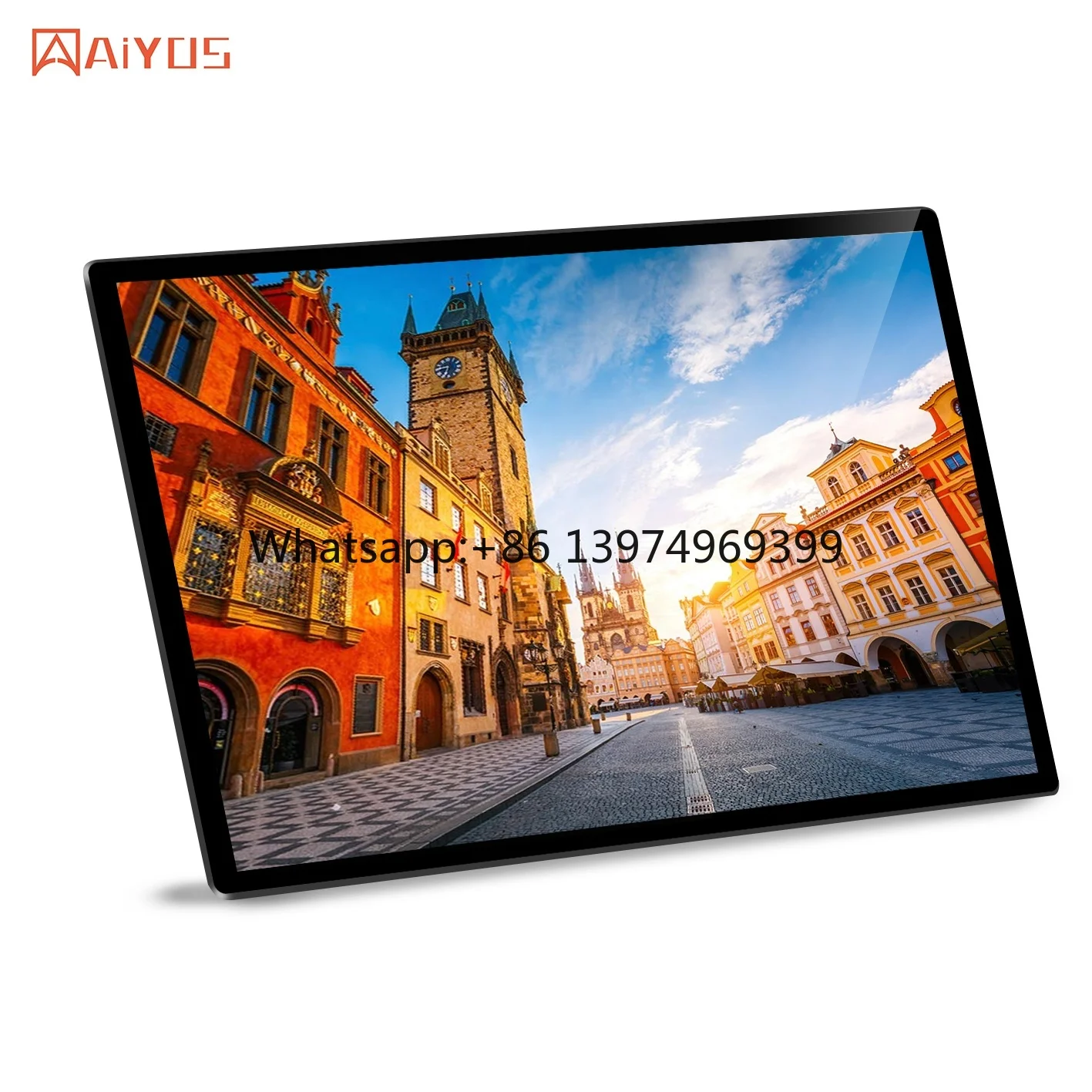 Commercial 15.6 Inch Digital Signage Tablet PC Smart Multi Touchscreen All-in One Advertising Display Sports Equipment Use