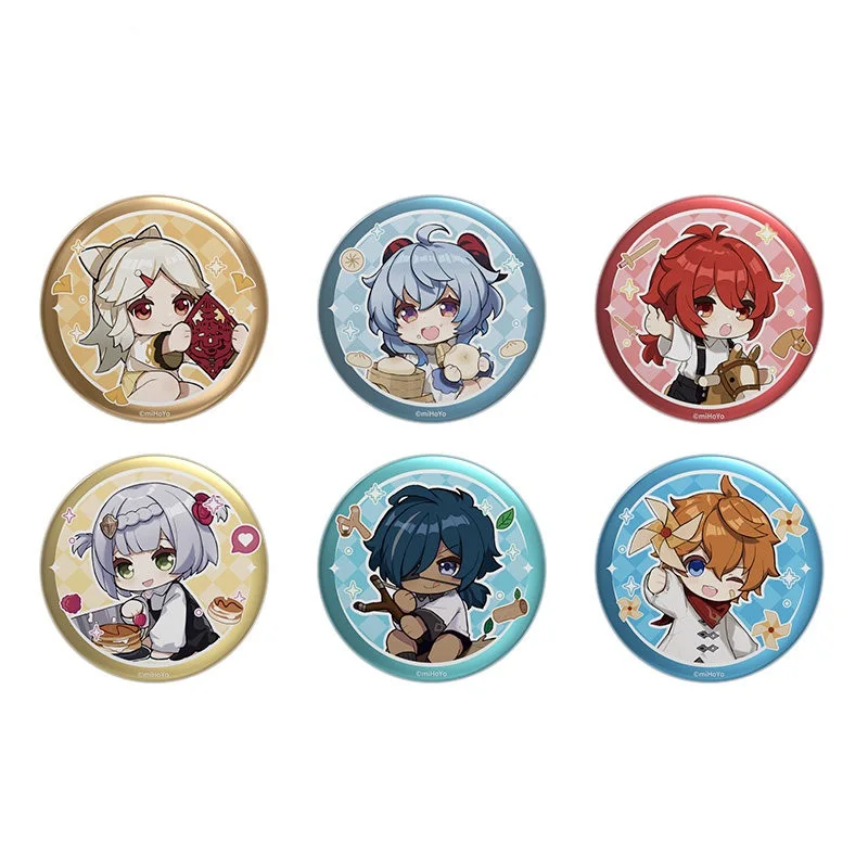 

Genshin Impact Official Merch miHoYo Original Authentic DreamKids Series Badge Ningguang Ganyu Diluc Noelle Kaeya Tartaglia