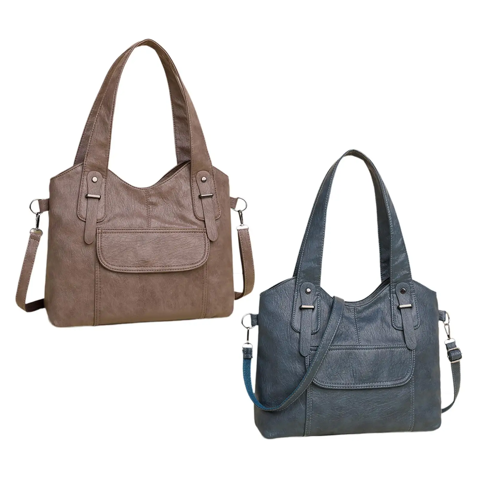 

Shoulder Bag PU Leather Large Capacity Stylish Tote Bag for Women for Work