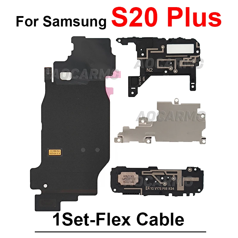 Wireless Charging Coil NFC Loudspeaker Signal Antenna Motherboard Metal Cover For Samsung Galaxy Note 8 9 10 20 Ultra Plus Note9