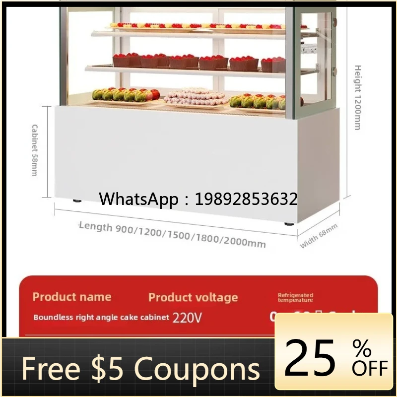 

BX Mini Rock Sugar Gourd Display Cabinet Mousse Salmon Cabinet Seafood Freezer Commercial