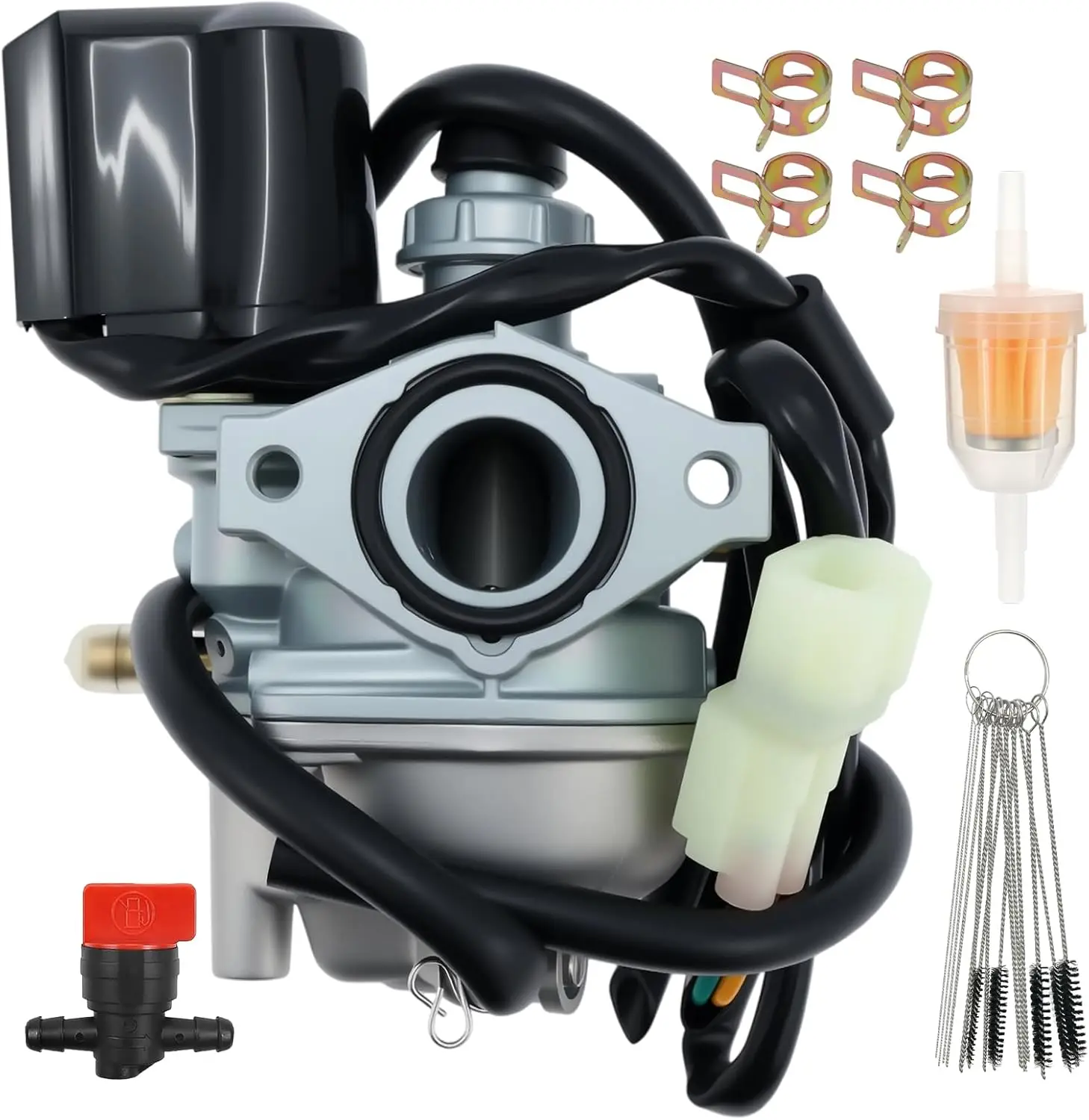 Carburador para Kawasaki KFX90 KFX 90 KFX50 KFX 50 2007-2019, Reemplaza 15004-Y008 15004-Y003 15004-Y005 15004-Y006