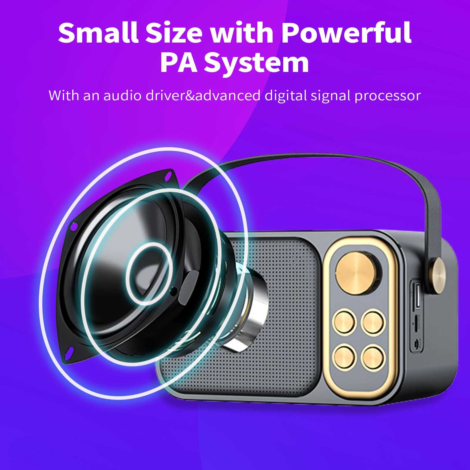 ポータブルBluetoothマイク,ワイヤレス,充電式,カラオケ,音声,YS-105を搭載した携帯電話