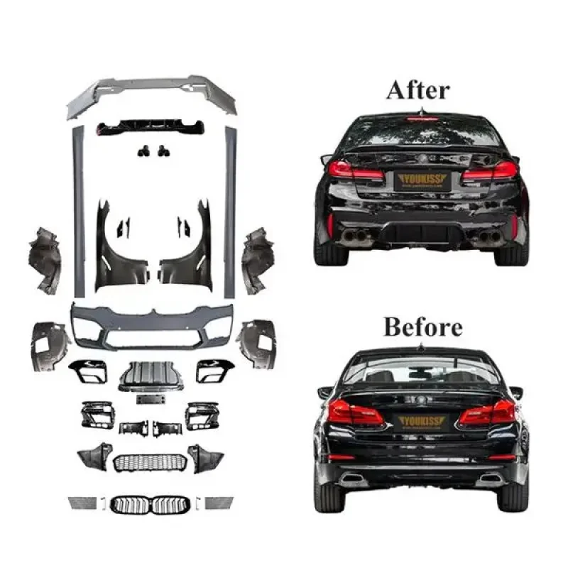 

Genuine Car Body Kit 2018-2020 5 Series G30/ G38 Upgrade 2021-2023 Wide M5 Bodykit YouKiss High Quality
