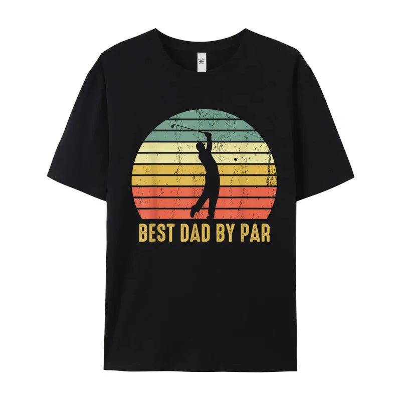 LetterPrinted Short Sleeve Tops Tees Mother Day Discount O-Neck Pure Cotton Tee Shirts Mens T-Shirt Mens Best Dad By Par