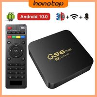 HONGTOP WIFI 4K Q96 MAX Smart TV Box 2.4/5G Set-top Box Android 10.0 Media Player Android Quad Core Smart TV Box Media Player