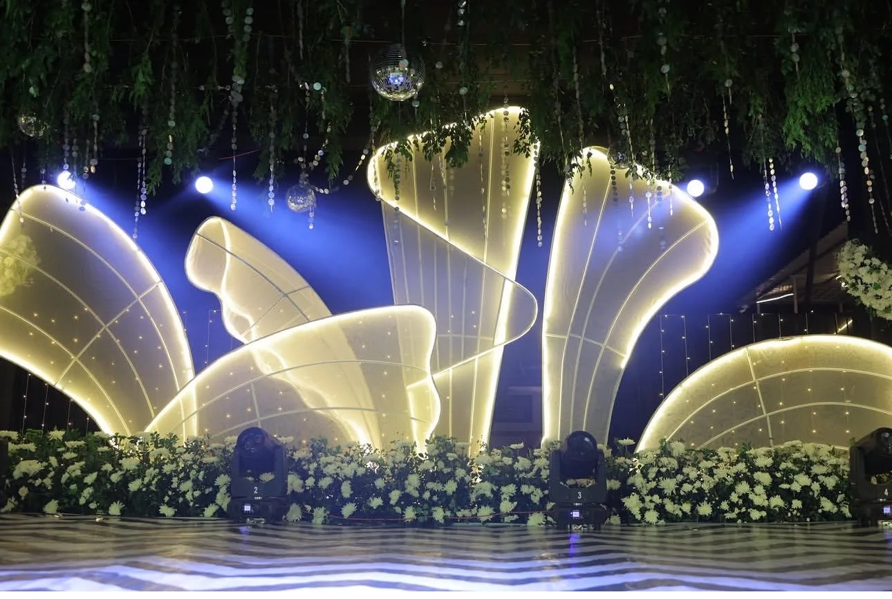 FSDKX Wedding Ceremony Petals Wedding Decoration Backdrop Stage Decoration Background Wedding Decoration for Bride