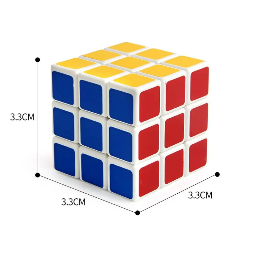 부드러운 매직 큐브 퍼즐 장난감, 스피드 큐브, 어린이 선물, 3x3, 3.3cm