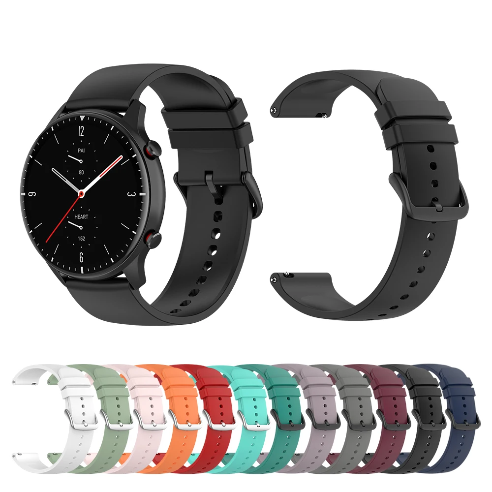 Classic buckle strap for Amazfit GTR 4 3 pro 22mm Sport Universal Accessories Band for Amazfit GTR 2E 22mm Official Men band