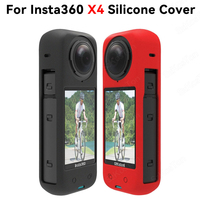 Silicone Cover Case Fit for Insta360 X4 Panoramic Action Camera Protector Sleeve Cover for Insta 360 X4 Anti-scratch Accessories